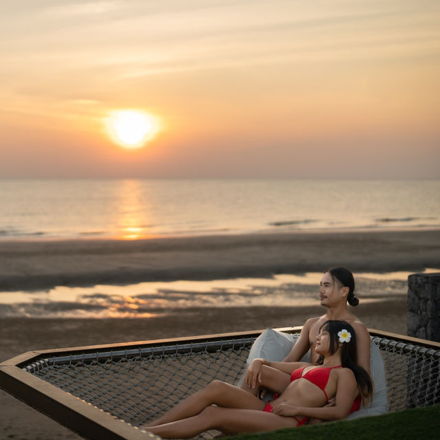 ที่พักหัวหินติดทะเล มีสวนน้ำ สระหน้าหาดสวยจึ้ง🏝️