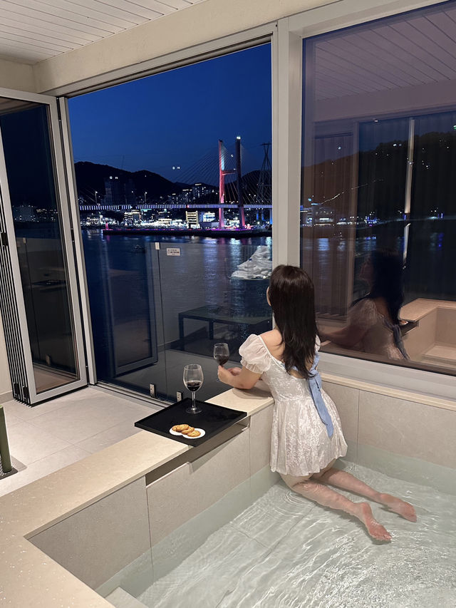 전객실 돌산대교 + 오션뷰를 볼 수 있는 여수 신상 호텔