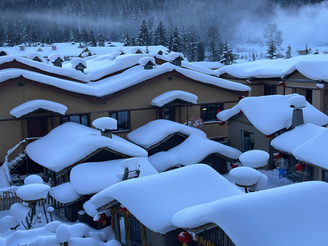 🇨🇳 หมู่บ้านหิมะ "雪乡" ⛄️ ❄️ ☃️ (China Snow Town) 