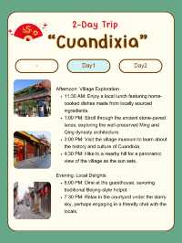 Cuandixia, Beijing itinerary for 2Days🏡