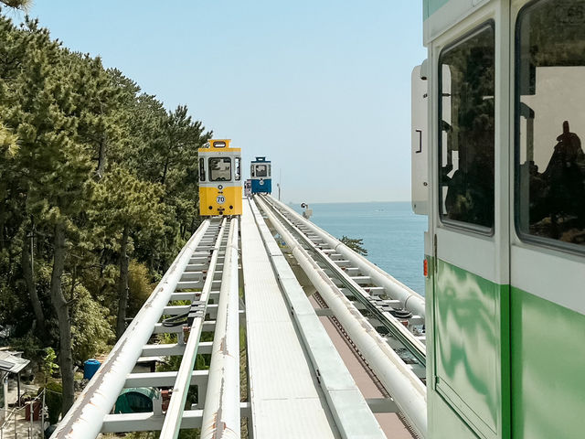 天空膠囊列車太美了✨必須去一趟釜山！！🚡