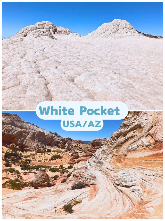 【USA/アリゾナ】知る人ぞ知る秘境の絶景！＊White Pocket（ホワイトポケット）＊