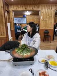 태백에서 먹어야 진짜인 물닭갈비 맛집