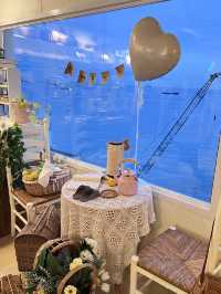 Whimsical Seaside Café in Huinnyeoul Busan: Cozy Vibes & Cute Decor! 🐻