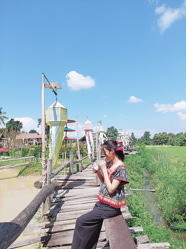คาเฟ่กลางทุ่งนาวิวหลักล้านที่ "กาแฟบ้านไทลื้อ"