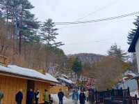 日本群馬自由行 冬日温泉小鎮草津温泉 西之河原公園