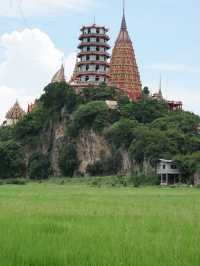 ชมวิววัดถ้ำเสือ ใกล้ชิดทุ่งนาที่รักษ์คันนา