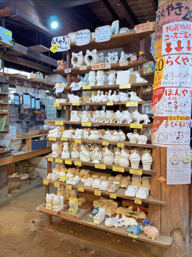 自分だけのお皿が作れる🍽デートにも友達同士にもおすすめならくやき体験☺️🤍【東京・深大寺】