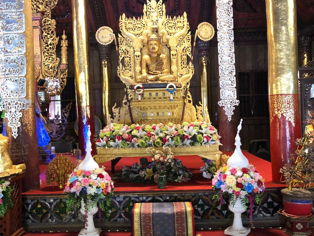 วัดเก่าแก่ศิลปะพม่า หนึ่งเดียวในเชียงคำ
