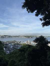 帰り道こそ感動の連続✨江ノ島頂上からの絶景下り道トリップ🌊🌇