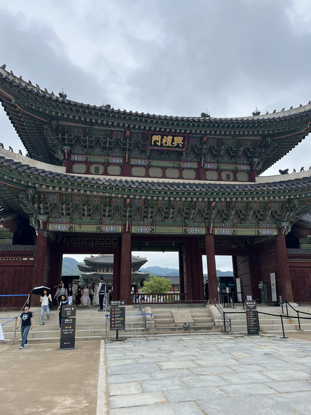 광화문과 경복궁 근정전