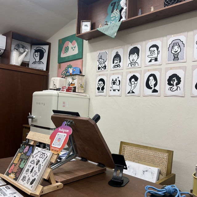 경주 황리단길 1분도토리캐리커쳐 ✍🏻 실내데이트로 찐웃음 보장