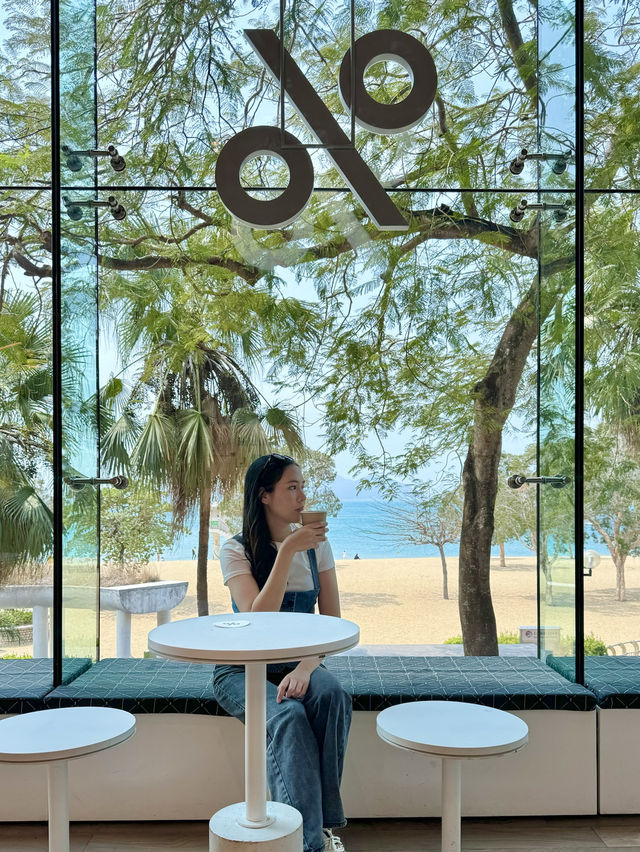 ร้านกาแฟบรรยากาศดีริมชายหาดRepulse Bay