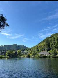 朝霧に包まれる幻想の湖、金鱗湖で心洗われるひととき🌫️