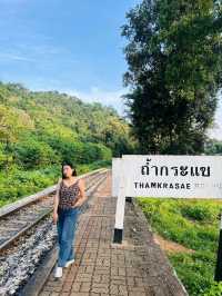 🚉 ถ่ายรูปคิวท์ ๆ กับทางรถไฟสายมรณะ สถานีถ้ำกระแซ
