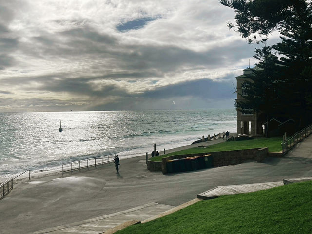 Walking by Cottesloe Beach