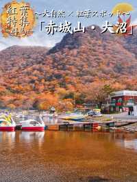 【穴場の紅葉】観光攻略付‼️赤城山で最も雄大な紅葉と水鏡の絶景を楽しむ🌊 🍁⛩️✨