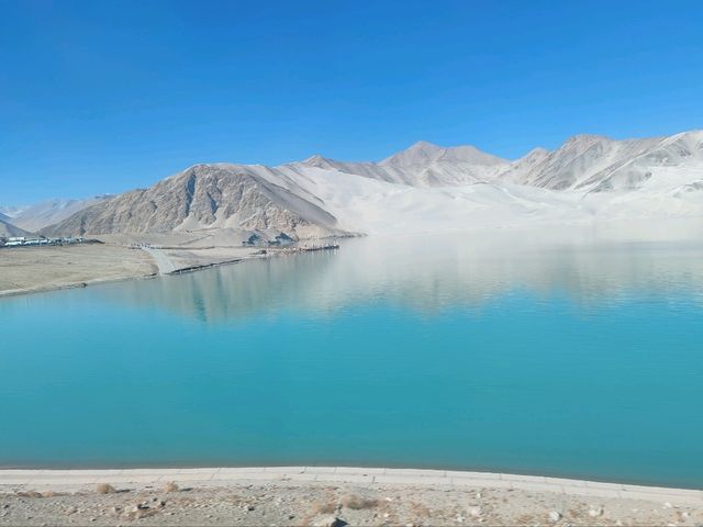 The Blue Tear of the Pamirs — White Sand Lake