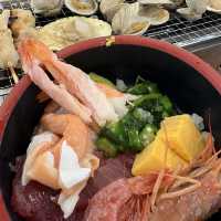 【千葉/南房総🇯🇵】自分で作る海鮮丼と貝焼きを堪能！🐚 浜焼市場きよっぱち