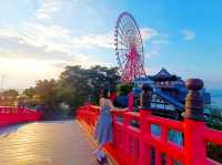 Sunset in Sun Wheel