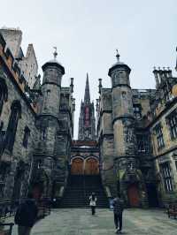 A Spellbound Glimpse: The University of Edinburgh’s Enchanted Silhouette