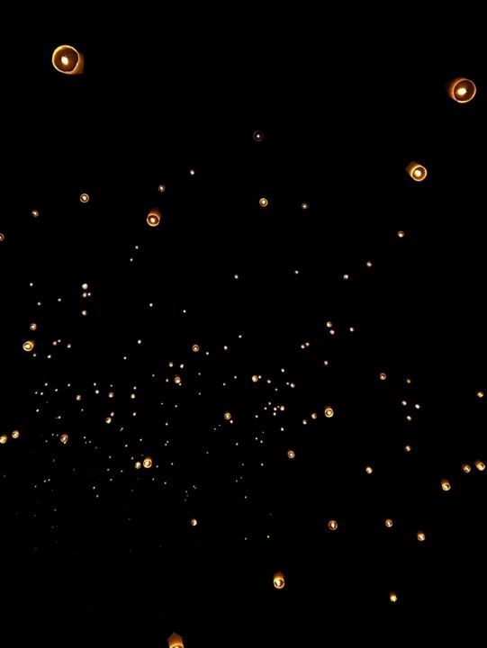 念願のコムローイ祭り!! 念願のコムローイ祭り!!