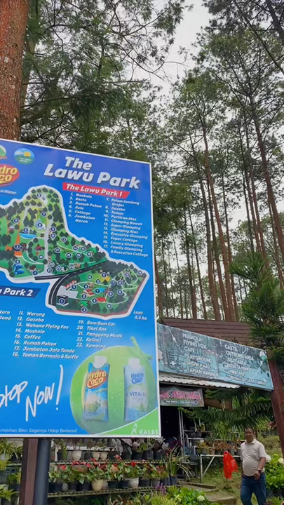 Snow Park di kaki Gunung Lawu