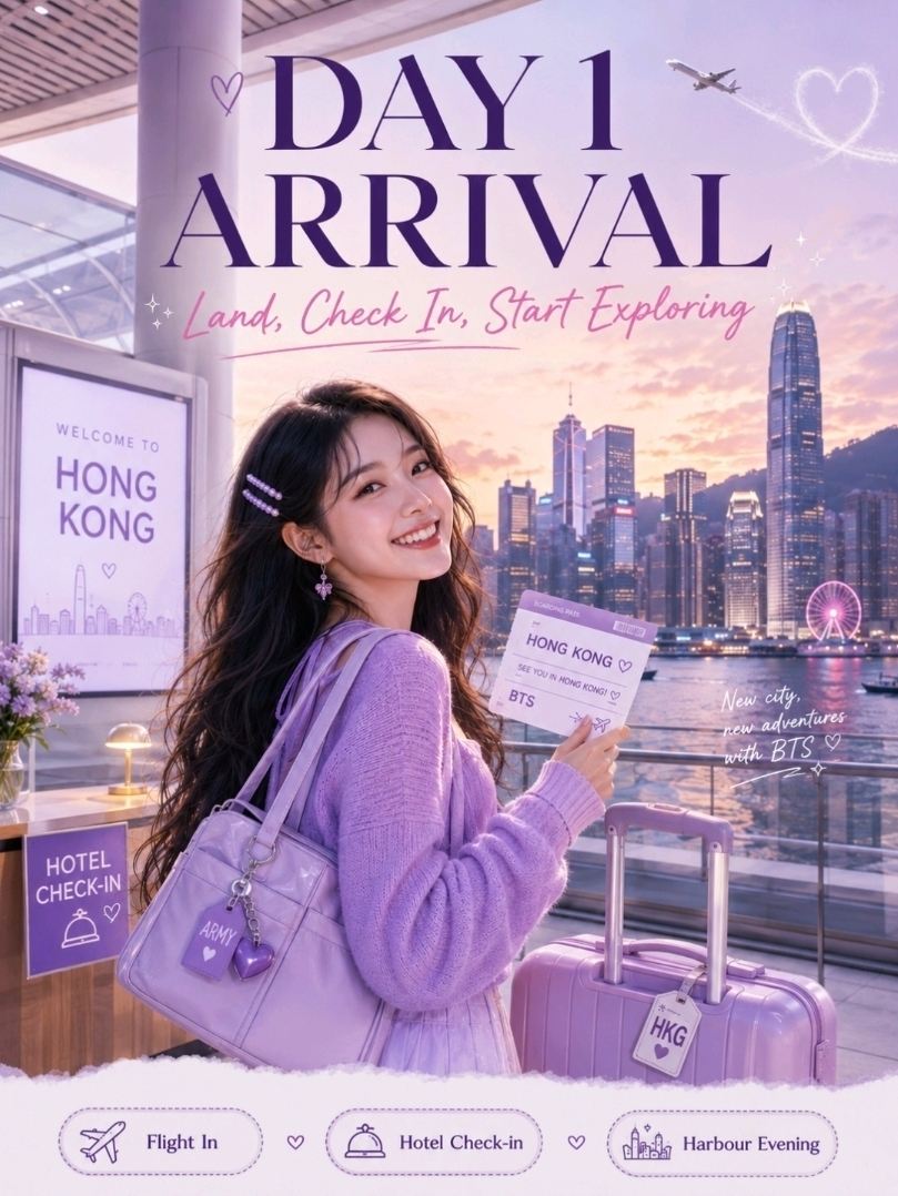 💜 BTS香港コンサート2泊1日旅行プラン🇭🇰🎫✨ ARMYのための啓徳