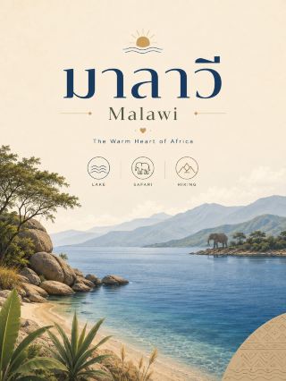 มาลาวี (Malawi) 🇲🇼🌊🐘⛰️

ถ้าอยากเที่ยวแอฟริกาแบบ สงบ คนไม่แน่น ธรรมชาติสวย และได้ทั้งทะเลสาบ + Safari + Hiking มาลาวีเป็นประเทศที่น่าสนใจมาก

ประเทศนี้มีฉายาว่า “The Warm Heart of Africa” และมี Lake Malawi เป็นหัวใจสำคัญของการท่องเที่ยว นอกจากนี้ยังมีอุทยานสัตว์ป่า ภูเขาสูง และเกาะเล็ก ๆ ที่บรรยากาศเหมือนเที่ยวทะเล ทั้งที่จริงอยู่กลางทะเลสาบน้ำจืด (Visit Malawi)

ปัจจุบันมาลาวีมีมรดกโลก UNESCO 3 แห่ง ได้แก่ Lake Malawi National Park, Chongoni Rock-Art Area และ Mount Mulanje Cultural Landscape ซึ่งแห่งหลังเพิ่งได้รับการขึ้นทะเบียนในปี 2025 (UNESCO World Heritage Centre)

📍 5 สถานที่ห้ามพลาด

1. Lake Malawi National Park 🌊🐠

แลนด์มาร์กอันดับหนึ่งของประเทศ และเป็นสถานที่ที่ทำให้หลายคนประหลาดใจว่า “นี่คือทะเลสาบจริง ๆ เหรอ?”

น้ำของ Lake Malawi ใสและมีชายหาดสีทองหลายแห่ง สามารถเล่นน้ำ พาย Kayak, Snorkeling และ Scuba Diving ได้ โดยบริเวณตอนใต้ของทะเลสาบเป็นที่ตั้งของ Lake Malawi National Park

UNESCO ระบุว่าทะเลสาบมีปลาหลายร้อยชนิด โดยเฉพาะปลากลุ่ม Cichlid ซึ่งส่วนใหญ่เป็นสัตว์เฉพาะถิ่น และความหลากหลายทางวิวัฒนาการของปลาที่นี่มีความสำคัญในระดับโลก (UNESCO World Heritage Centre)

กิจกรรมเด่น:
🤿 Snorkeling
🐠 ดูปลาสีสันสดใส
🛶 Kayaking
🚤 Boat Trip
🌅 Sunset
🏖️ พักริมชายหาด

บริเวณ Cape Maclear เป็นหนึ่งในฐานยอดนิยมสำหรับเที่ยวฝั่งใต้ของทะเลสาบ

⸻

2. Likoma Island 🏝️⛪

เกาะกลาง Lake Malawi ที่เหมาะกับคนอยากพักแบบช้า ๆ และหลีกหนีความวุ่นวาย

Likoma อยู่ใกล้ชายฝั่งโมซัมบิก แต่เป็นดินแดนของมาลาวี จุดเด่นคือชายหาด น้ำใส หมู่บ้านท้องถิ่น และ St Peter’s Cathedral โบสถ์ขนาดใหญ่ที่ดูโดดเด่นเกินขนาดของเกาะอย่างน่าประหลาดใจ

ไฮไลต์:
🏝️ Island Life
⛪ St Peter’s Cathedral
🤿 Snorkeling
🛶 Canoe
🌅 Sunset

เหมาะกับ: คนอยากพัก 2–3 คืนแบบ Slow Travel

⸻

3. Liwonde National Park 🐘🦛

ถ้าอยากเพิ่ม Safari เข้าไปในทริปมาลาวี แนะนำ Liwonde

อุทยานตั้งอยู่ริมแม่น้ำ Shire ทำให้มีทั้ง Game Drive และ Boat Safari ซึ่งเป็นกิจกรรมเด่นของที่นี่

จากเรือมีโอกาสเห็น

🐘 ช้าง
🦛 ฮิปโป
🐊 จระเข้
🦌 Antelope
🦅 นกนานาชนิด

เว็บไซต์การท่องเที่ยวมาลาวีแนะนำ Liwonde สำหรับการเที่ยวทั้ง ทางเรือ รถ 4x4 และเดินเท้า โดยเฉพาะการล่องแม่น้ำ Shire เพื่อชมสัตว์ริมฝั่ง (Visit Malawi)

ไฮไลต์: 🚤 Boat Safari • 🐘 Wildlife • 🦛 Hippo • 🦅 Birdwatching

เหมาะกับ: คนที่อยากได้ Safari แต่ไม่ต้องการบรรยากาศพลุกพล่านแบบอุทยานชื่อดังของแอฟริกาตะวันออก

⸻

4. Mount Mulanje ⛰️🥾

สาย Hiking ไม่ควรพลาดภูเขาที่เป็นหนึ่งในแลนด์มาร์กธรรมชาติสำคัญที่สุดของมาลาวี

Mount Mulanje สูงประมาณ 3,000 เมตร และถูกเรียกว่า “Island in the Sky” เพราะแนวภูเขาขนาดใหญ่ตั้งโดดเด่นขึ้นมาจากพื้นที่ราบโดยรอบ (Visit Malawi)

พื้นที่มีทั้ง

🥾 Hiking
⛰️ Mountain Trekking
💦 Natural Pools
🧗 Rock Climbing
🚵 Mountain Biking
🍃 ไร่ชาในพื้นที่ Mulanje–Thyolo

และในปี 2025 Mount Mulanje Cultural Landscape ได้รับการขึ้นทะเบียนเป็นมรดกโลก UNESCO (UNESCO World Heritage Centre)

เหมาะกับ: สาย Trekking, Landscape และ Adventure

⸻

5. Nyika National Park 🌾🦓

อีกภาพหนึ่งของแอฟริกาที่หลายคนอาจไม่คุ้นตา

Nyika อยู่ทางตอนเหนือของประเทศ เป็นพื้นที่สูงขนาดใหญ่ที่เต็มไปด้วย ทุ่งหญ้าลอนคลื่น เนินเขา ดอกไม้ป่า และอากาศเย็นกว่าพื้นที่ราบ

เป็นอุทยานแห่งชาติที่ใหญ่ที่สุดของมาลาวี และมีกิจกรรมทั้ง Trekking, Mountain Biking, Fishing และ Wildlife Safari (Visit Malawi)

มีโอกาสพบสัตว์อย่าง

🦓 ม้าลาย
🦌 Antelope
🐆 เสือดาว
🦅 นกหลากหลายชนิด

ไฮไลต์: 🌾 Rolling Grasslands • 🚵 Cycling • 🥾 Hiking • 🦓 Wildlife

บรรยากาศของ Nyika แตกต่างจาก Safari ทุ่งสะวันนาแบบคลาสสิกมาก เหมือนเอาที่ราบสูงเขียว ๆ มาผสมกับ Wildlife ของแอฟริกา

🍽️ ของกินที่ควรลอง

🐟 Chambo — ปลาขึ้นชื่อจาก Lake Malawi
🌽 Nsima — แป้งข้าวโพดต้ม เป็นอาหารหลัก
🥬 Ndiwo — กับข้าวที่กินคู่กับ Nsima อาจทำจากผัก เนื้อ หรือปลา
🥜 ถั่วและผักปรุงซอสถั่วลิสง
🍠 มันหวานและมันสำปะหลัง
🍵 Malawi Tea — ชาที่ปลูกมากในพื้นที่ทางใต้ โดยเฉพาะ Thyolo

ถ้าเที่ยวริม Lake Malawi แนะนำให้ลอง ปลาย่างสด ๆ กับ Nsima เป็นเมนูพื้นถิ่นที่เรียบง่ายแต่เข้ากับบรรยากาศมาก

☀️ ช่วงน่าเที่ยว

มาลาวีเที่ยวได้หลายช่วง แต่ถ้าเน้น Safari + Hiking + Road Trip ช่วงฤดูแห้งประมาณ

☀️ พฤษภาคม–ตุลาคม

เหมาะที่สุดโดยรวม ถนนเดินทางง่ายกว่า ฝนน้อย และอากาศเย็นกว่าในช่วงกลางปี

ช่วงประมาณ กันยายน–ตุลาคม อากาศจะเริ่มร้อนขึ้น แต่เหมาะกับ Wildlife เพราะสัตว์มักรวมตัวใกล้แหล่งน้ำ

🌧️ พฤศจิกายน–เมษายน เป็นฤดูฝน ธรรมชาติเขียวสวยมาก แต่เส้นทางบางแห่งอาจเดินทางยากขึ้น

🗺️ แนะนำจำนวนวัน

ถ้ามาครั้งแรก แนะนำประมาณ 8–10 วัน

Lilongwe
↓
🌊 Lake Malawi / Cape Maclear 3 คืน
↓
🐘 Liwonde National Park 2 คืน
↓
⛰️ Mount Mulanje 2–3 คืน

ถ้ามีประมาณ 12–14 วัน ค่อยเพิ่ม

🏝️ Likoma Island

หรือ

🌾 Nyika National Park

เพราะสองแห่งนี้อยู่ค่อนข้างไกลจากเส้นทางหลักทางใต้

📌 Tips ก่อนเที่ยว

· อย่ารีบเที่ยว Lake Malawi แค่วันเดียว ควรพักริมทะเลสาบอย่างน้อย 2–3 คืน
· ถ้าชอบดำน้ำหรือ Snorkeling ให้เลือกบริเวณ Lake Malawi National Park
· Liwonde ควรลอง Boat Safari เพราะเป็นมุมที่แตกต่างจาก Game Drive
· Mount Mulanje มีเส้นทางหลายระดับ ถ้าจะ Trek หลายวันควรใช้ไกด์และวางแผนที่พักบนภูเขาล่วงหน้า
· Nyika อยู่ทางเหนือและค่อนข้างไกล เหมาะกับคนที่มีเวลามากกว่า 10 วัน
· ถ้าจะไป Likoma ควรตรวจตารางเที่ยวบินหรือเรือก่อนล็อกแผนทั้งหมด เพราะการเดินทางไม่ได้ถี่เหมือนเมืองใหญ่ (Visit Malawi)

🛂 เรื่องวีซ่า

ประเภท Tourist Visa แบบ Single Entry มีอายุใช้งานตามเงื่อนไขของระบบ และค่าธรรมเนียมทางการปัจจุบันสำหรับ Single Entry ระบุไว้ที่ US$75 (Immigration Malawi)

ควรตรวจสถานะว่าสัญชาติของตนได้รับยกเว้นวีซ่าหรือไม่จากเว็บไซต์ Immigration อีกครั้งก่อนเดินทาง เพราะนโยบายสามารถเปลี่ยนได้

✨ สรุป

มาลาวีเหมาะกับคนที่อยากเที่ยวแอฟริกาแบบ ช้า สงบ และใกล้ธรรมชาติ

🌊 Lake Malawi — ทะเลสาบน้ำใสและปลาสีสันสดใส
🏝️ Likoma Island — Island Life กลางทะเลสาบ
🐘 Liwonde — Safari และล่องแม่น้ำ Shire
⛰️ Mount Mulanje — Trekking และภูเขาสูง
🌾 Nyika Plateau — ทุ่งหญ้าบนที่สูงและ Wildlife

สิ่งที่ทำให้มาลาวีต่างจากประเทศ Safari อื่น ๆ คือสามารถใช้เวลา ครึ่งทริปพักริมน้ำเหมือนเที่ยวทะเล และอีกครึ่งทริปออก Safari หรือเดินภูเขา ได้อย่างลงตัว

เป็นประเทศที่อาจไม่ได้ดังที่สุดในแอฟริกา แต่เหมาะมากสำหรับคนที่ชอบ ธรรมชาติจริง ๆ และไม่อยากเที่ยวตามฝูงนักท่องเที่ยว 🇲🇼✨