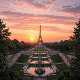 An Eiffel Tower Sunset to Remember