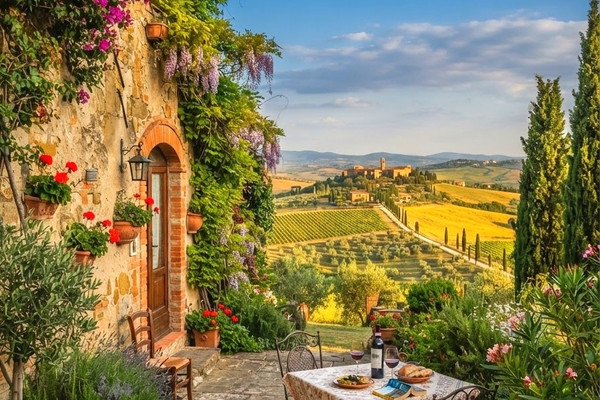 イタリアで最も美しい田園風景。トスカーナの絶景。 | Trip.com