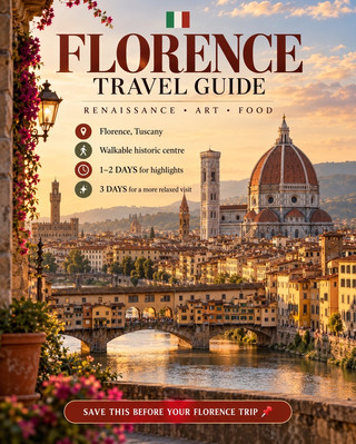 🇮🇹 Ultimate Florence Travel Guide — Save This Before You Go! 📌