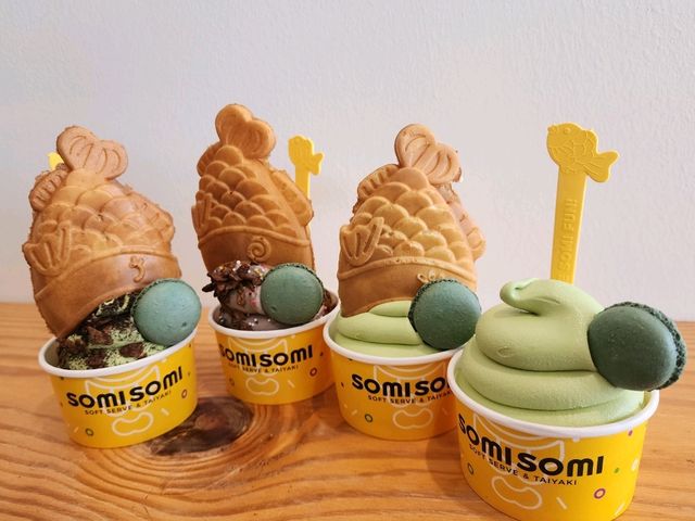 무더운 휴스턴... 더위를 날려버리는 녹차 아이스크림 "somi somi"