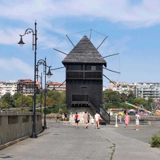 Nessebar's Iconic Windmill