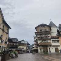 Megeve  authentic village in France