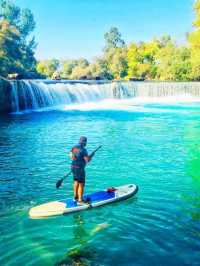 Beautiful Waterfall In Idylic Setting