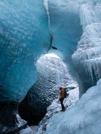 Make sure to visit an Icelandic ice cave
