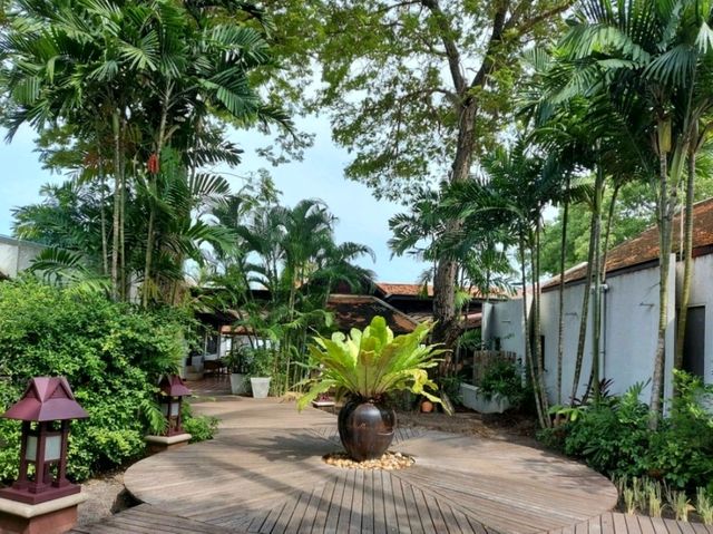รีสอร์ตริมชายหาดเฉวง บรรยากาศร่มรื่น