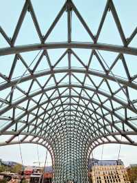 The Bridge of Peace in Tbilisi: Shimmering Harmony