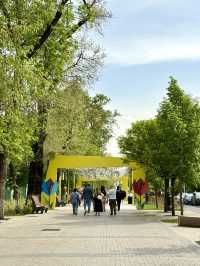 Street Art Walks in Springtime Almaty