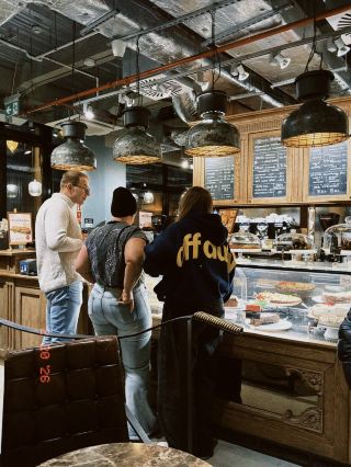 Green Caffe Nero 
A great place to unwind in the middle of the city. The ambience is calm and relaxed, making it perfect for a slow coffee break, casual catch-ups, or even getting some work done. The coffee is consistently good—smooth, well-made, and comforting. Add in the cozy interior and laid-back vibe, and it’s an easy go-to spot when you want to escape the busy streets of Wrocław for a bit.