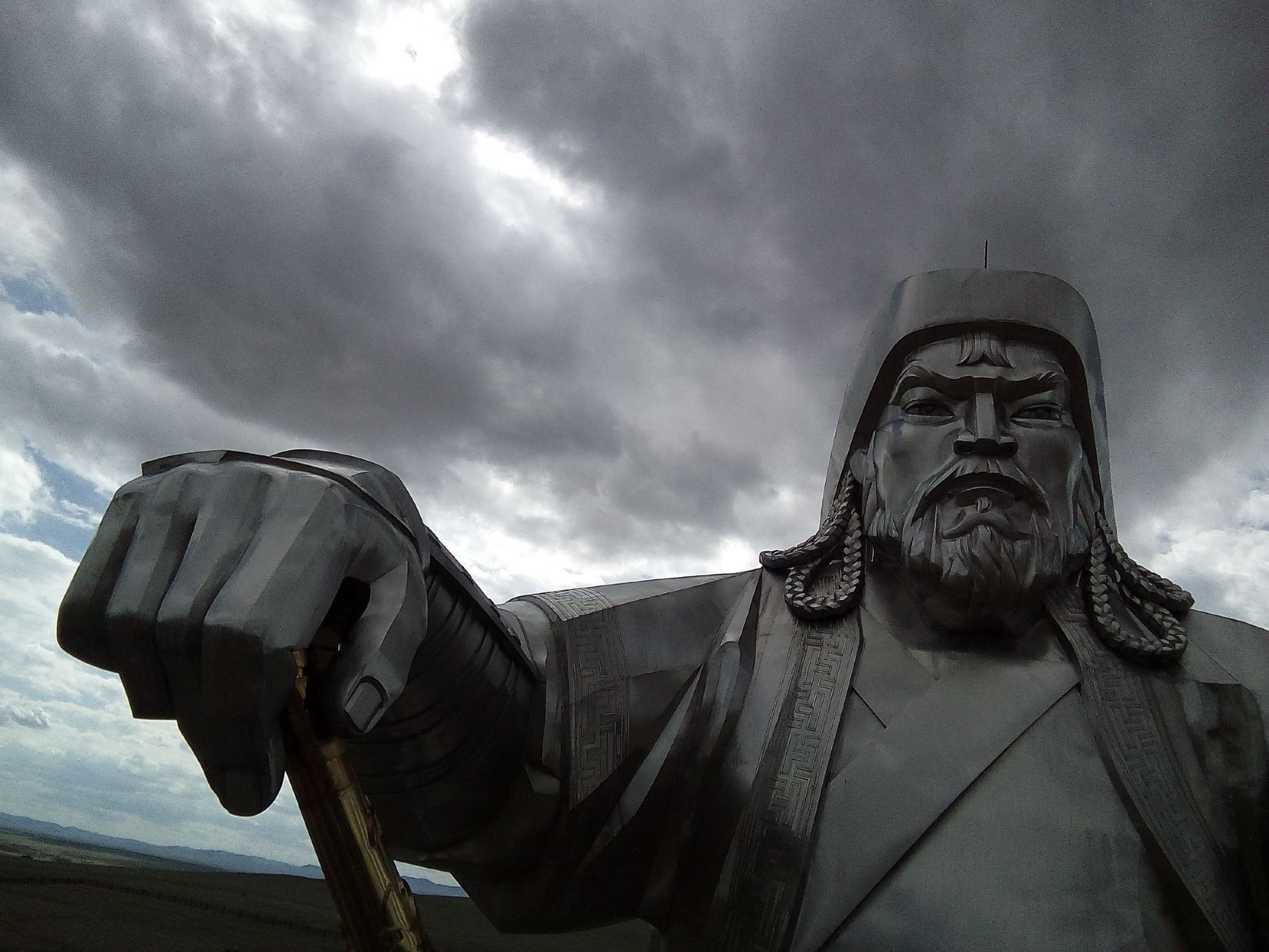 Atop the horse's head: A truly stunning structure.