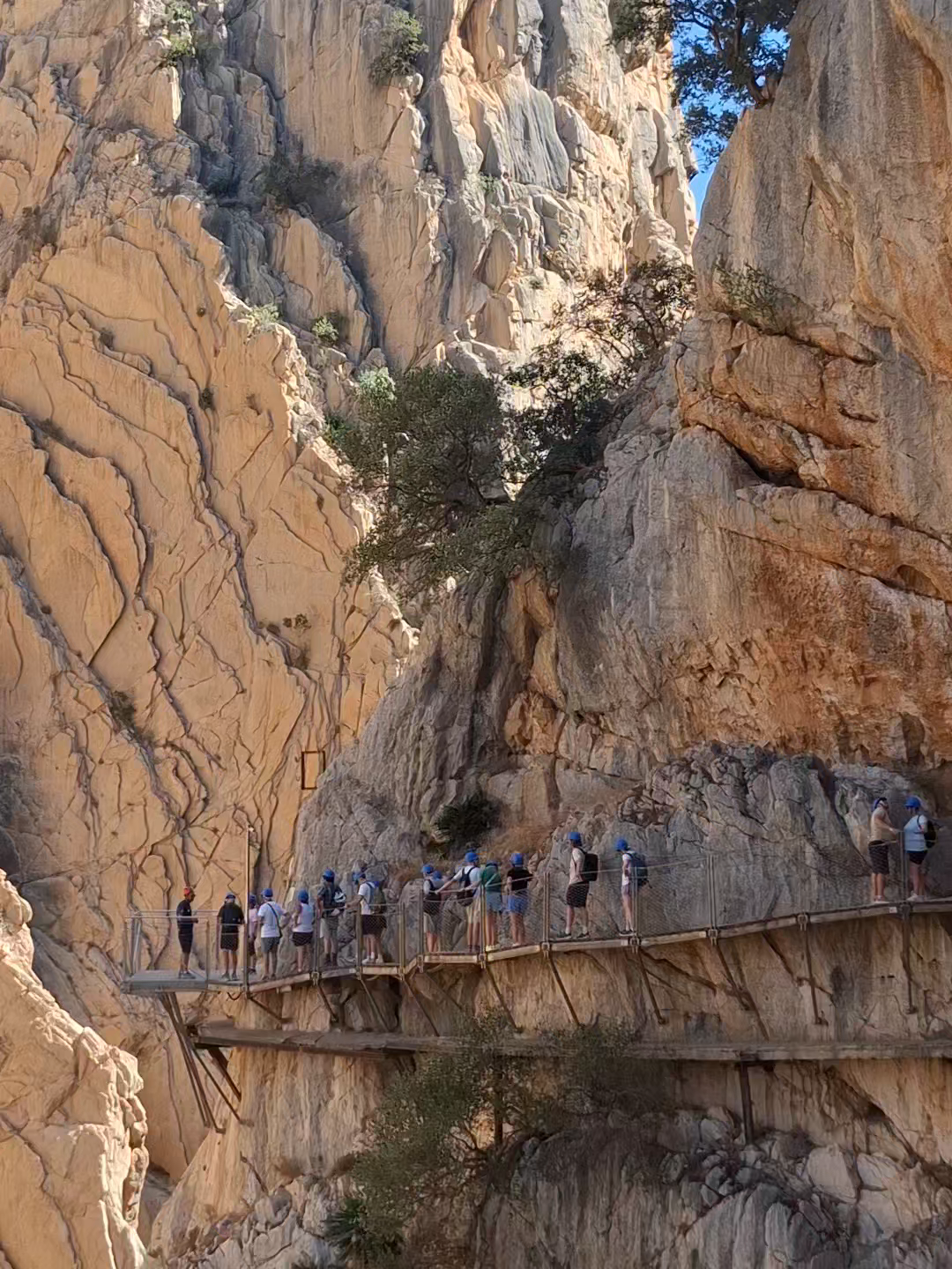 Побывал в Caminito del rey!
Отличное времяпрепровождение для отпуска в Андалусии, если вы не боитесь высоты и готовы 3 часа ходить по узкой тропе вдоль скал и ущелья.
Открываются впечатляющие виды на ущелье и горный массив.
Гид рассказал про историю пройденный пути, легенды и реальные истории.

Бронировать билеты для доступа на тропу нужно заранее, за 1-2 месяца до визита.
#caminitodelrey #andalusia #malaga #spain #spaintravel #испания #Малага 