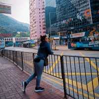 Visiting Monster building, HK
