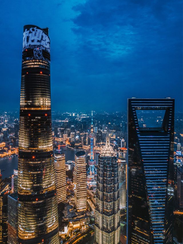 The most stunning night view of Shanghai