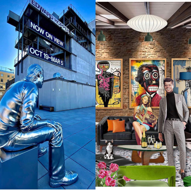 A museum of avant-garde art is a must-visit!