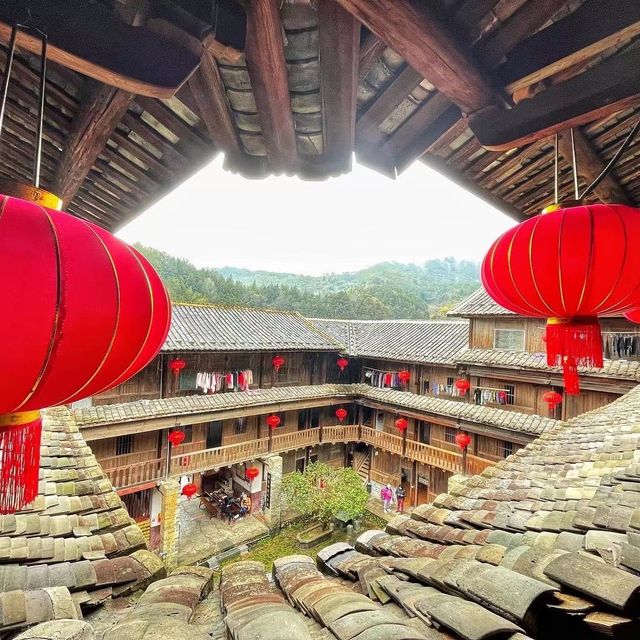 Hiking at Tulou