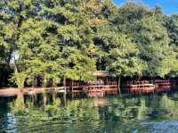 Pretty park with natural spring water
