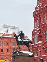 聖誕的莫斯科紅場好像一個童話世界
