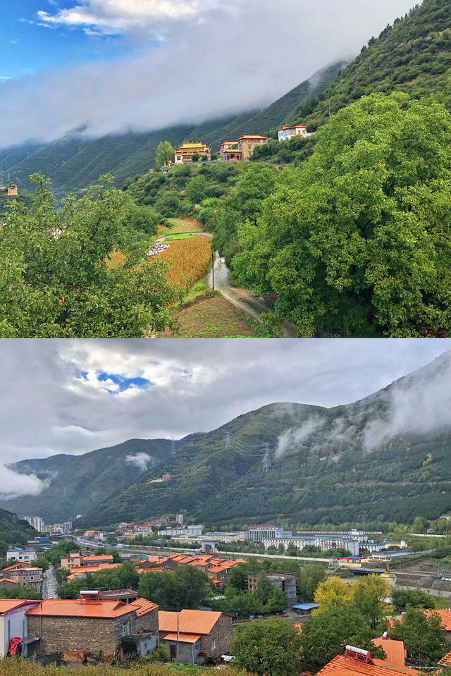 馬爾康本真村風景